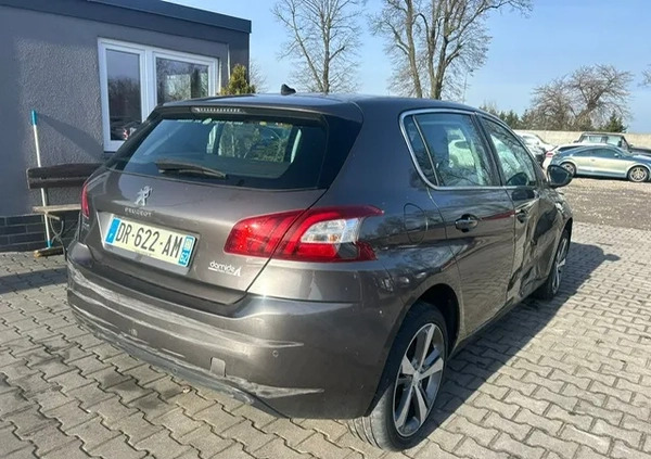 Peugeot 308 cena 13000 przebieg: 150000, rok produkcji 2015 z Sokołów Małopolski małe 46